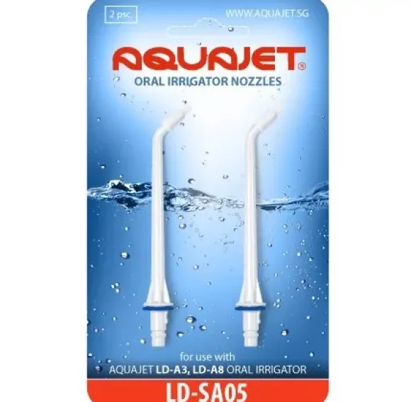 Aquajet AQUAJET LD-SA05 - Ortodontyczne KOŃCÓWKI (DYSZE) DO IRYGATORA AQUAJET LD-A8 I LD-A3
