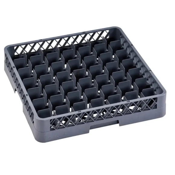 B2B Partner Kosz do zmywarki na szkło, 500x500x100 mm, 49 segmentów 65x65 mm 434118