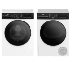 Beko pralka b300 BM3WFU49415WBDC EnergySpin 9kg 1400obr/min + suszarka b300 BM3T49249WBDC 58,6cm 9kg