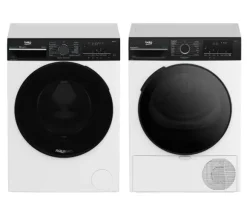 Beko pralka bPro700 B7WFU69418WB ES EnergySpin 9kg 1400obr/min + suszarka b300 BM3T49249WBDC 58,6cm 9kg