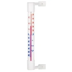Bioterm Termometr zaokienny przyklejany biały 18 x 190 mm
