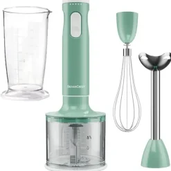 Blender ręczny SilverCrest SSMS 600 E3 rozdrabniacz mikser pojemnik miętowy