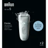 Braun Silk-épil 5 5-011 Depilator do łatwego usuwania włosów, Biały/szary