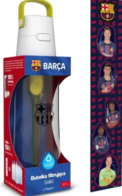 Butelka filtrująca Dafi SOLID FC Barcelona 0,7 l cytrynowa z wkładem