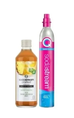 Cylinder z gazem SodaStream butla, nabój CO2 425g + Baza Crafted Jalapeno