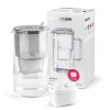 Dzbanek filtrujący Aquaphor Glass 2,5 l + wkład Maxfor + Mg szary
