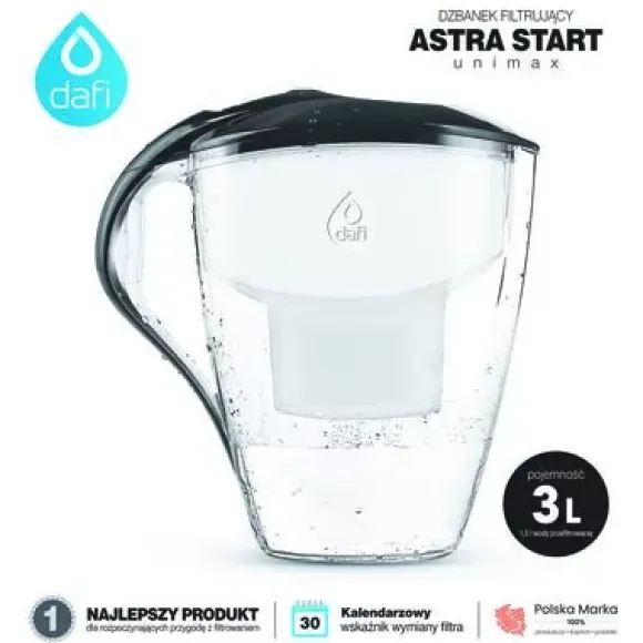 Dzbanek filtrujący Astra Start Unimax 3 l Dafi