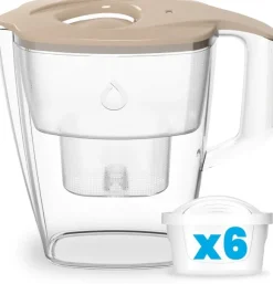 Dzbanek Filtrujący Dafi MILA Cappuccino 3l Manualny 6 Wkładów Unimax