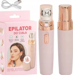 EPILATOR DO TWARZY CIAŁA BEZPIECZNY DLA WRAŻLIWEJ SKÓRY ANTYBAKTERYJNY USB