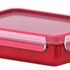 ESMA ESMA Emsa Clip & Micro Rect, 1,20 l, czerwony, 36,8 x 17,7 x 23,5 cm 517776