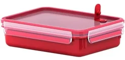 ESMA ESMA Emsa Clip & Micro Rect, 1,20 l, czerwony, 36,8 x 17,7 x 23,5 cm 517776