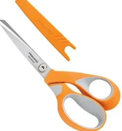 Fiskars Nożyce fiskars f8195 krawieckiej, Razor-Edge, Soft Grip, 23 cm/9 cali, stal nierdzewna, Biały FI8195