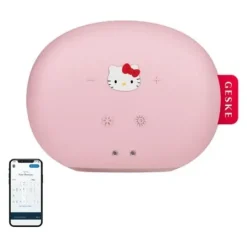 Geske, Soniczny masażer do twarzy Hello Kitty Cool&Warm 8w1 z aplikacją, różowy