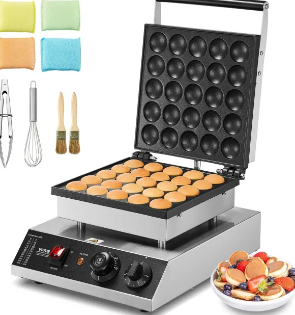 Gofrownica do Poffertjes holenderskich naleśników naleśnikarka 25 szt 1700W