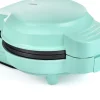 GOFROWNICA MINI GOFRY MOCNA NIEPRZYWIERAJACA 8 PŁYTEK 4 WZORY MIĘTOWA GREEN