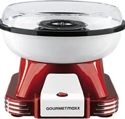 GOURMETmaxx maszyna do wyrobu waty cukrowej, kolorowej jak i na jarmark, 500W 07329