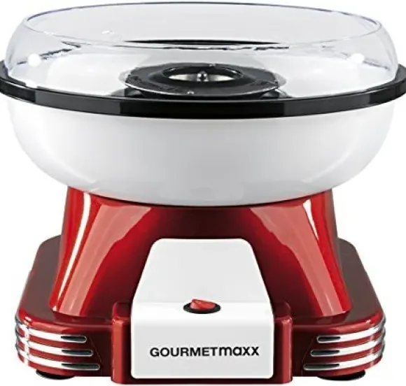 GOURMETmaxx maszyna do wyrobu waty cukrowej, kolorowej jak i na jarmark, 500W 07329
