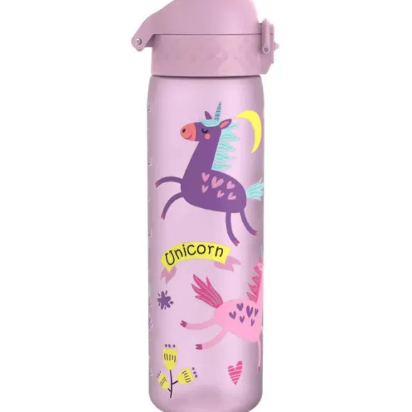 ION8 Fioletowa butelka na wodę w jednorożce 500 ml