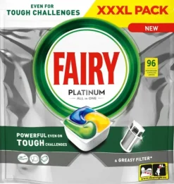 Kapsułki do zmywarki Fairy Platinium All in one Lemon (96)