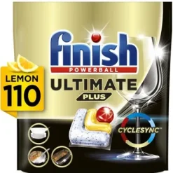 Kapsułki do zmywarki FINISH Powerball Ultimate Plus All in 1 Lemon - 110 szt.