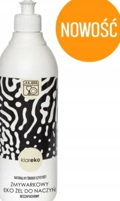 Klareko Klareko, Zmywarkowy Eko Żel do naczyń ZeroWaste, 900ml