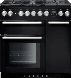 Kuchenka gazowa Kuchnia FALCON Nexus 90 Czarny chrom NEX90DFBL/C-EU