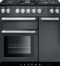 Kuchenka gazowa Kuchnia FALCON Nexus 90 Szary chrom NEX90DFSL/C-EU