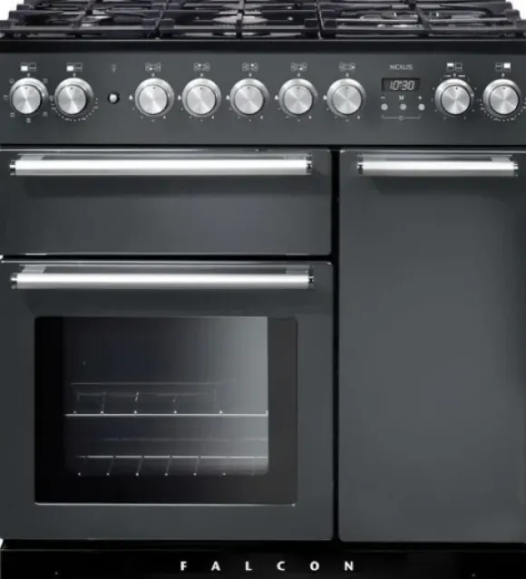 Kuchenka gazowa Kuchnia FALCON Nexus 90 Szary chrom NEX90DFSL/C-EU