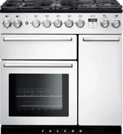 Kuchenka gazowa Kuchnia FALCON Nexus 90 Biały chrom NEX90DFWH/C-EU
