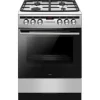 Kuchenka gazowo-elektryczna AMICA 6117GET3.33HZPTAAF(XX) Termoobieg Pizza 300˚C
