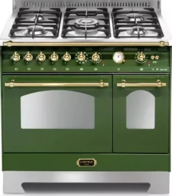Kuchenka gazowo-elektryczna LOFRA DOLCEVITA 90 OLIVA VERDE RVD96MFTE/Ci gold
