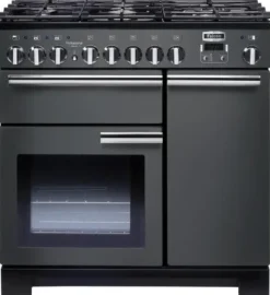 Kuchenka gazowo-elektryczna Kuchnia FALCON Professional Deluxe 90 Szary chrom