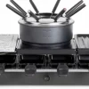 Livoo Maszyna do raclette fondue, na 12 osób, 5w1, 1650W, 3 termostaty