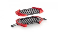 Lékué Lékué grill mikrofalowy, opiekacz do kanapek, prasa do panini, 25,4 x 14 cm, czerwony 0220400R14M017