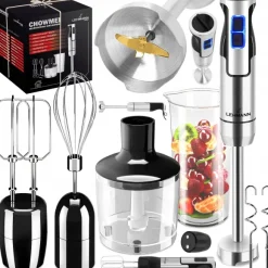 Mocny Blender Ręczny Wielofunkcyjny Mikser Najmocniejszy Silnik Ostrze XXL