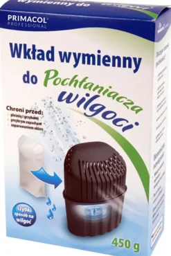 Nawilżacz powietrza Primacol Wkład wymienny do pochłaniacza wilgoci 1 x 450g