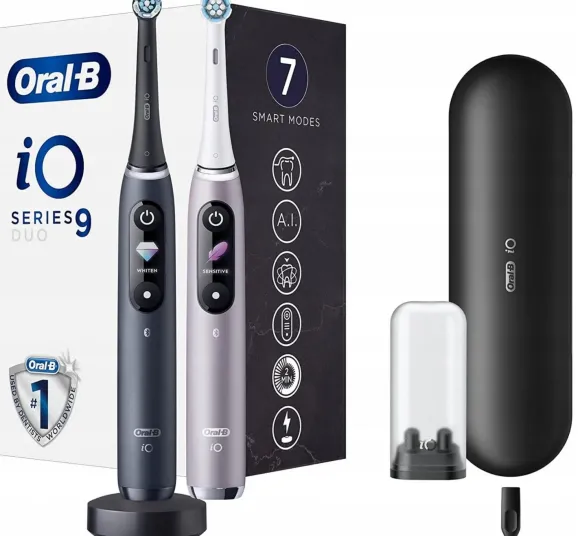 Oral-B iO 9 Black Onyx&Rose 2szt.
