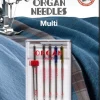 Organ Igły półpłaskie MULTI BOX 130/705H MIX blistr