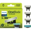 Ostrza do golarki PHILIPS OneBlade 360 QP945/50 (4 sztuki)