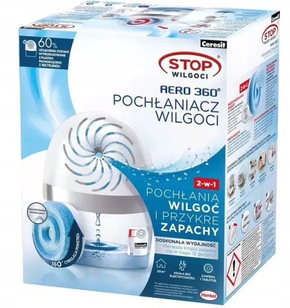 Osuszacz powietrza Ceresit Aero 360 Pochłaniacz Wilgoci Urzadzenie