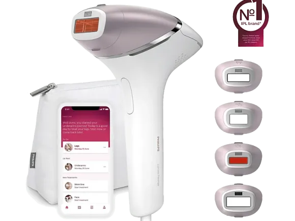 Philips Lumea IPL BRI947/00 SenseIQ Czujnik SmartSkin Biało-fioletowy