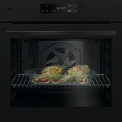 Piekarnik do zabudowy Piekarnik AEG MS7PB63XAT MealAssist 7000 Elektryczny Czarny A+