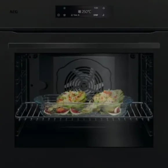 Piekarnik do zabudowy Piekarnik AEG MS7PB63XAT MealAssist 7000 Elektryczny Czarny A+