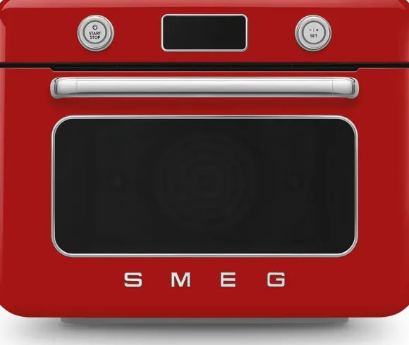 Piekarnik nablatowy z funkcją pary SMEG COF01RDEU czerwony linia 50's STYLE