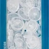Prym matowe okrągłe zatrzask bez szycia colorsnaps zatrzaski, z tworzywa sztucznego, przezroczysty, 12,4 MM, 30-częściowy PRYM_393198