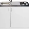 Pyramis Minikuchnia 5w1 MK 100x60 pełna zabudowa komora zlewu LEWA lodówka płyta zlew szafka