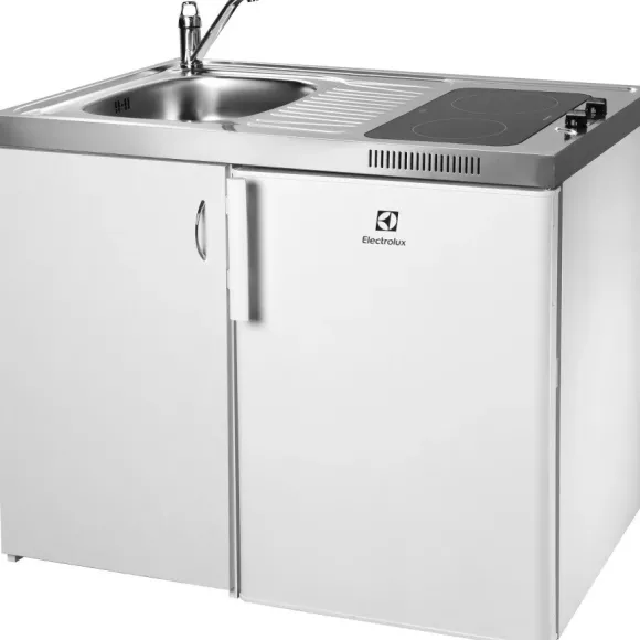 Pyramis MK 100x60 komora LEWA (szafka + zlewozmywak + płyta grzejna + chłodziarka)