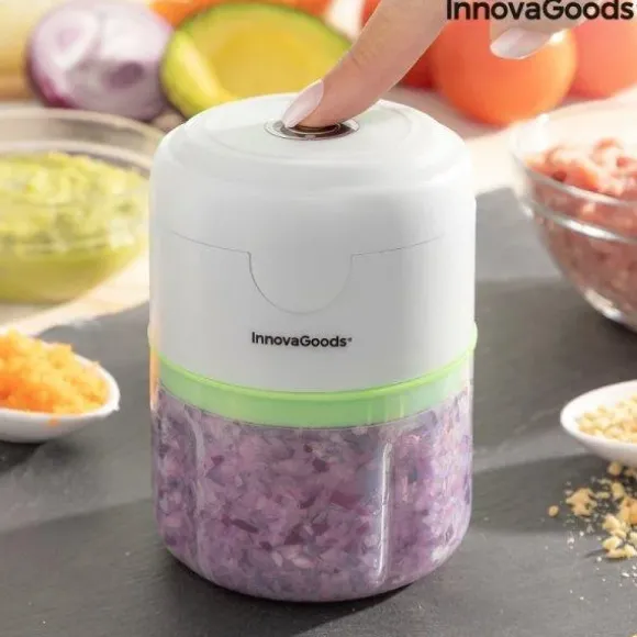 Rozdrabniacz InnovaGoods Przenośny i Bezprzewodowy Mini Rozdrabniacz-Szatkownica Echoppie InnovaGoods