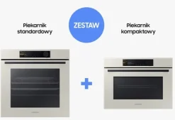 Samsung Zestaw do zabudowy piekarnik parowy NV7B6665IAA + piekarnik kompaktowy z mikrofalami NQ5B6753CAA