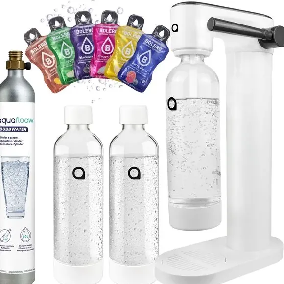 Saturator Do Wody 2x Butelka 800ml Nabój Co2 Butla Cylinder + Napój Bolero